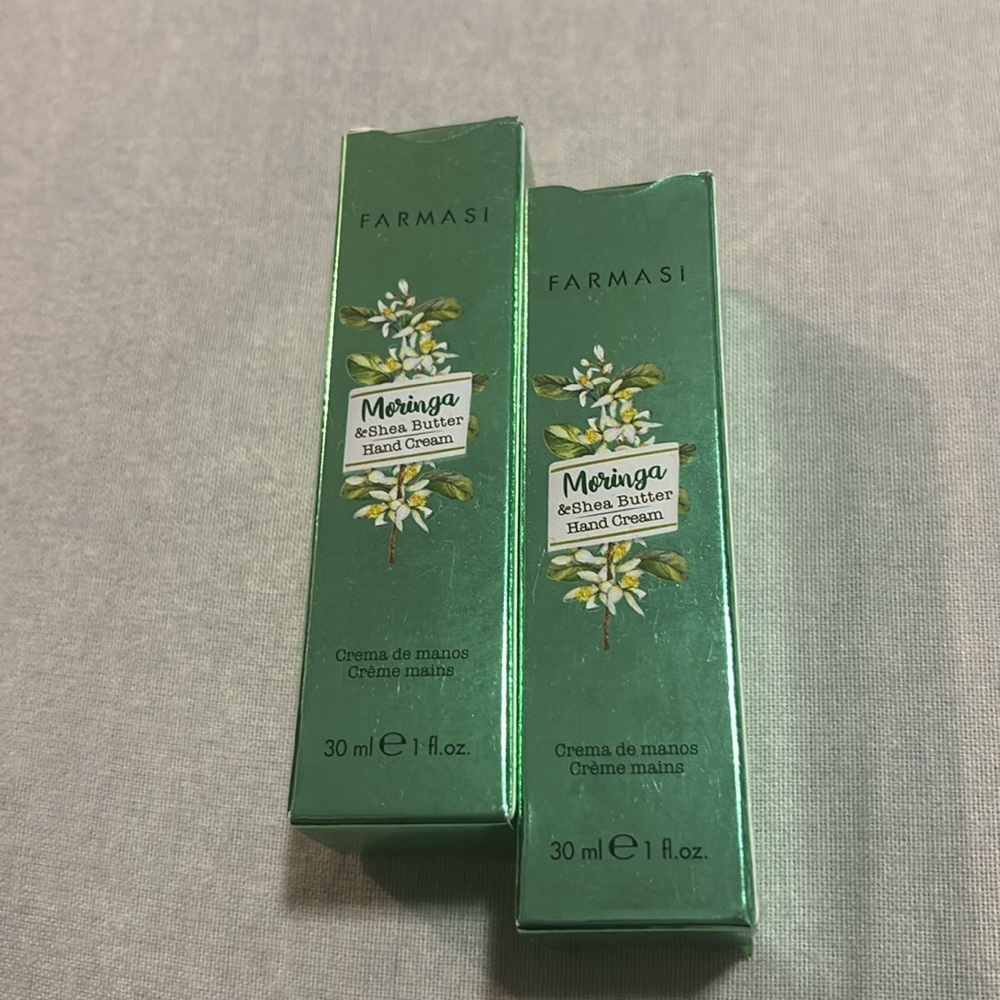 Farmasi Lot of 2 Limited Edition Moringa & Shea Butter Hand Cream